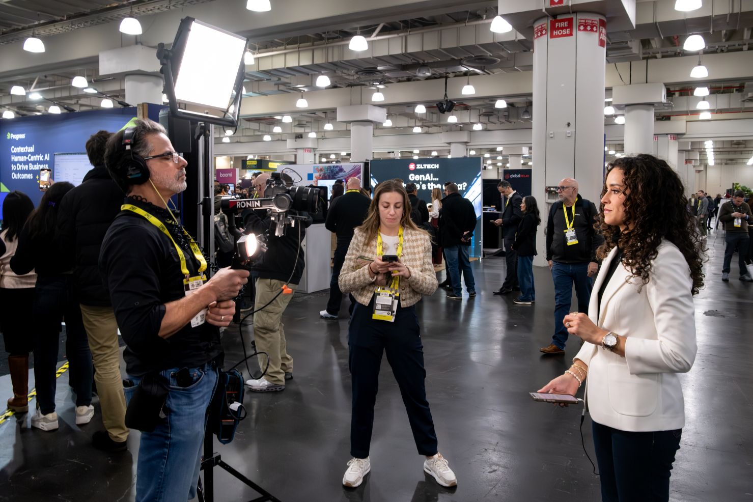NBC Journalist reports from The AI Summit New York